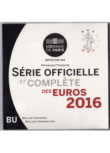 2016 - FRANCIA Divisionale Ufficiale euro Fior di Conio